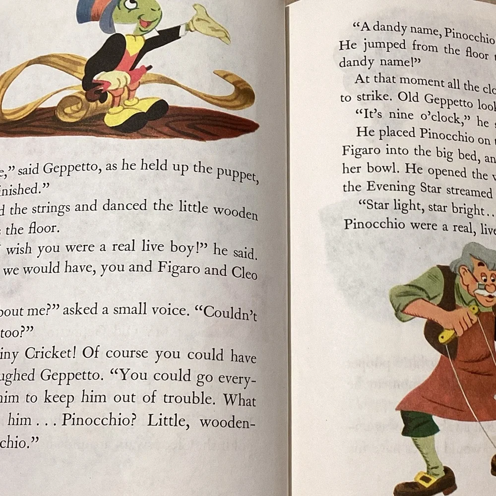 Vintage A Little Golden Book Pinocchio